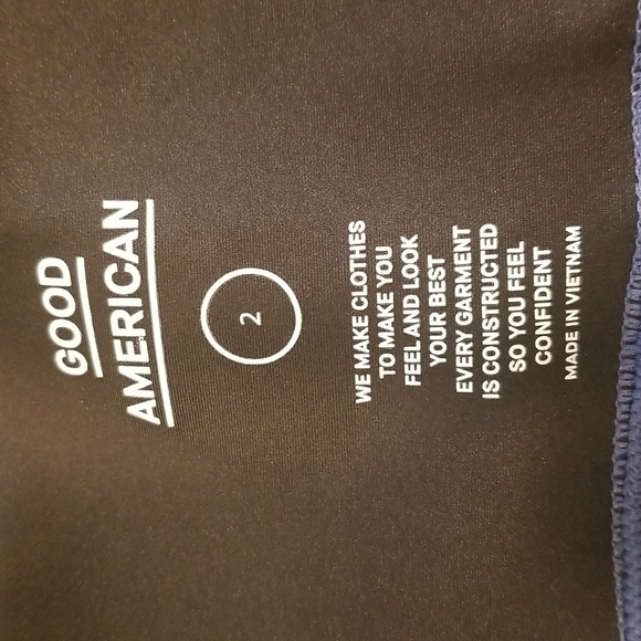 💕GOOD AMERICAN💕 Core Strength Legging Sky Leopard Ombre Blue GA2 Medium NWT - Picture 13 of 15